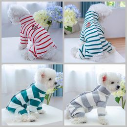 Dog Apparel Christmas Pet All Inclusive Bodysuit Tummy Protective Clothing Autumn Winter Keep Warm Small And Medium-sized Cat Costum