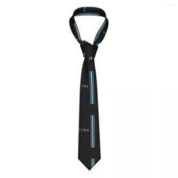 Bow Ties Argentina Flag Argentine Necktie Unisex 8 Cm Football Soccer Legend Neck For Men Wide Daily Wear Gravatas Business
