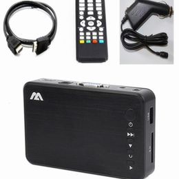 HDD Player Full HD 1080P MKV U Disk SD compatible Portable Multimedia Media With Car Adapter 230727