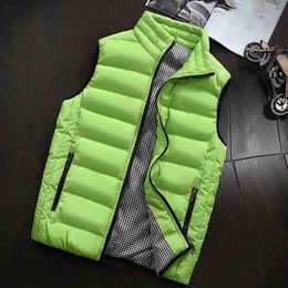 Men's Down Parkas Mens Down Parkas Winter Mens Sleeveless Coats Plus Sizes Vest Autumn Casual Warm Thick Coats Male Cottonpadded Z230731