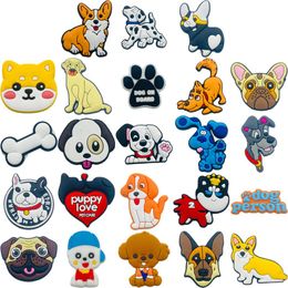 Shoe Parts Accessories Custom Pvc Clog Charms Animal Dog Decoration For And Bracelet Gifts Kids Charm Wholesale Drop Delivery Ot6Mo