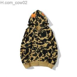 Men's Hoodies Sweatshirts Mens Designer Hoodie Full Zip Up Hoodies for Woman Black Camouflage Jacket Blue Hoody Hooded Sweatshirt Z230727