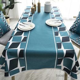 Table Cloth Halo Dyed Pattern Tablecloth Rectangular Tablecloth Dining Table Dining Table Set Wedding Decoration Picnic Blanket R230727