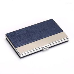 Card Holders Baellerry Stainless Steel Men's Business Holder Portable Bank Case ID Wallet For Women Metal