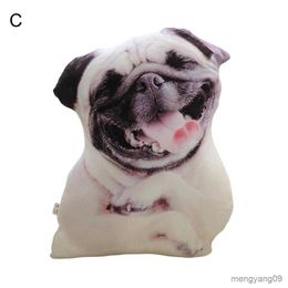 Cushion/Decorative Throw 6 Styles 3D Simulation Dog Activity Gifts Bedroom Decor Exquisite Puppy Plush Doll Girls Boys Toy Gift R230727