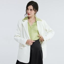 Women's Suits Dodc Blazer 2023 Autumn Design Sense Niche All-Match Thin Lace-Up Top