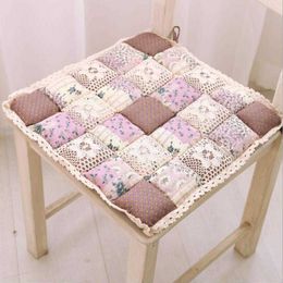 Cushion/Decorative 40X40cm Flower Style Square Cotton Seat Cushion Sofa Car Mat Home Kitchen Chair Sit Pad Mat s Home Decor