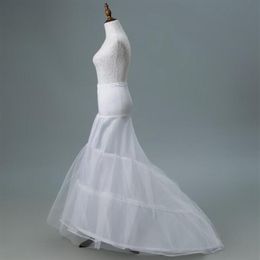 2021 Sexy Wedding Dress One Hoop Petticoat Crinoline for Mermaid Gowns Flounced Petticoats Slip Bridal Accessories212T