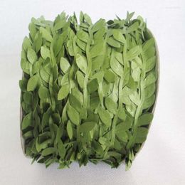 Decorative Flowers 10yard Artificial Vines Leaf Garland Green Leaves Simulated Vine For Wedding Party Ceremony DIY Headbands Home Decor