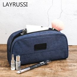 Layrussi Travel Waterproof Makeup Bag For Women Toiletry Organizer Wash Kit Storage Bag Pouch Men Handbag Zipper Cosmetic Bags