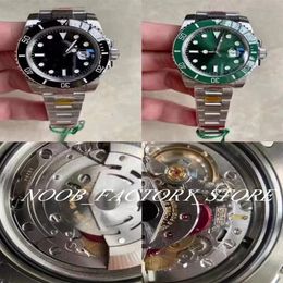 Classic Watch of Mens V12 Version Men's Super Watches Factory 3135 Automatic 904L Steel Luminous Black Green Ceramic Bezel 28167U