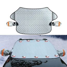 Shade Sunshade Cover Car Windshield Snow Sun Shade Waterproof Protector Automobile Magnetic Cover Anti-UV Car Front Windscreen Cover 230727