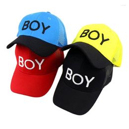 Ball Caps Doit Korea Child Hip Hop Baseball Cap Summer Embroidery BOY Kids Sun Hat Mesh Boys Girls Snapback For 2 To 8 Years Old