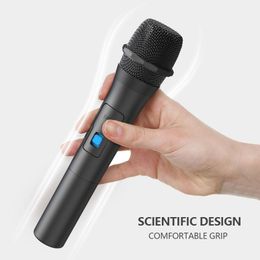 Speakers Wireless Microphone System Kits Usb Receiver Handheld Karaoke Microphone Home Party Smart Tv Speaker Singing Mic