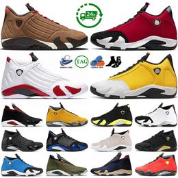 mens basketball shoes 14s 14 Ginger candy cane Winterized gym red Fortune Hyper Royal Lipstick Last Shot black toe men trainers sports sneakers