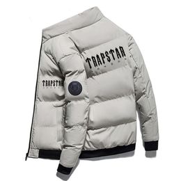 Men's Jackets trapstar - Men's AutumnWinter Down Jacket and Coat Warm Clothing Thick and Warm London Parka Korean Fashion Quilted 230726