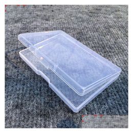 Packing Boxes Plastic Jewelry Tool Box Clear Round Coin Cases Container Holder Organizer Storag Drop Delivery Office School Business I Dhszu