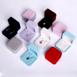 Jewelry Pouches Flannel Jewlery Box Packaging Necklace Locket Gift Wholesale Organizer