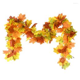 Decorative Flowers 170cm Artificial Vine Harvest Fake Plant For Home Decor Table Ornament Wall Hanging Garland Halloween