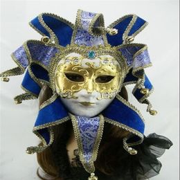 Single package Brazil Carnival mask in the Venice carnival music style Hand draw three-dimensional grain masquerade mask ship276a