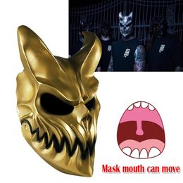 Alex Terrible Masks Prop Cosplay Mask Cadılar Bayramı Partisi Deathcore Darkness Mask 200929303e