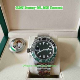 CLEAN Factory Mens Watch Left-Handed 40mm GMT Sprite 126720 126720VTNR Ceramic Jubilee Bracelet Watches CAL.3285 Movement Mechanical Automatic Men's Wristwatches