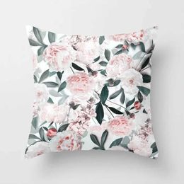 Cushion/Decorative Customizable Sofa Office Cushion Cover Watermelon Flower case Car Home Green Plant case Living Room