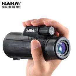 Telescopes Monocular Pocket 10x42 Powerful Binoculars Bak4 High Quality Zoom Handheld Telescope Professional Scopes Hunting connect phone x0727