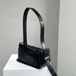 2023 New Trend Crossbody Bag Summer Genuine Leather Women's Bag Big Brand Shoulder Bag Small Design Underarm Bag High Sense