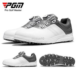 Other Golf Products PGM Men Golf Shoes Knob Shoelaces Anti-side Slip Waterproof Men Sports Shoes Sneakers Comfortable Walking Golfing Footwear XZ269 HKD230727