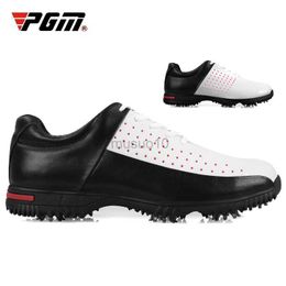 Other Golf Products PGM Golf Shoes Men's Waterproof Breathable Golf Shoes mens Sports Spiked Sneakers Non-slip Trainers XZ069 HKD230727