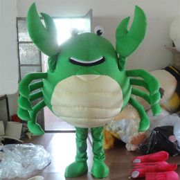 2019 Discount factory EVA Material blue crab Mascot Costumes Unisex cartoon Apparel Custom made Adult Size2342