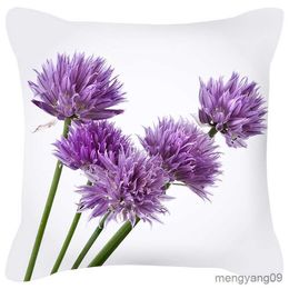 Cushion/Decorative Watercolor Flower Pattern Decorative Cushion Cover Polyester Cushion Cover Sofa Cover Can Be Customized R230727