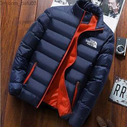 Men's Down Parkas XXXXL New Winter Jacket Men Fashion Stand Collar Male Parka Jacket Mens Solid Thick Jackets and Coats Man Parkas 201023 Z230727