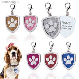 Free Engraved Pet Id Tags Personalized Dog Tag Name Number Address Collar Tag Anti-lost Doggy Pet Items Dog Accessories L230620