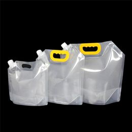 1 5 2 5 5L Stand-up Plastic Drink Packaging Bag Spout Pouch for Beer Beverage Liquid Juice Milk Coffee DIY Packaging Bag2049