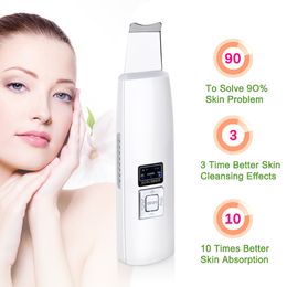 Face Care Devices Ultrasonic Skin Scrubber Deep Face Cleaning Machine Peeling Shovel Pore Cleaner Face Skin Scrubber Lift Machine 230726