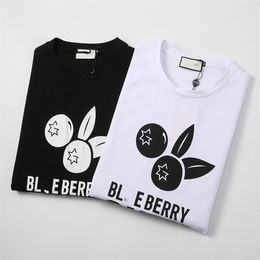 Fashion Men's T-shirt Summer Men's Women's T-shirt Cotton Designer Short Sleeve Casual Shirt Hip Hop Street Wear T-shirt T-shirt Men's Black and White Clothing b2