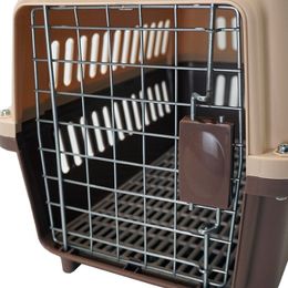 Cat Carriers Crates Houses Cat cage portable out-of-home bag pet carrying dog cage cat cage pet flight box check-in out-of-town suitcase 230726