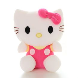 Factory wholesale 3 color 20cm hello Katie cat plush toy anime surrounding cat doll children's favorite gift
