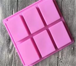 Baking Moulds 85525cm square Silicone Baking Mould Cake Pan Moulds Handmade Biscuit Soap mold2892849 LL