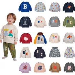 Hoodies Sweatshirts Kids Boys Girls Bobo 2023 Autumn Winter Children Hooded Sweatshirt Cartoon Print Casual Sweaters Outwear Clothes 230726