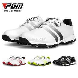 Other Golf Products PGM Golf Shoes Men's Waterproof Breathable Golf Shoes Male Rotating Shoelaces Sports Sneakers Non-slip Trainers XZ160 HKD230727