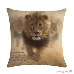 Cushion/Decorative Animals Throw Case Square Cushion Cover Standard case for Men Women Kids Home Decorative Sofa Armchair Bedroom R230727