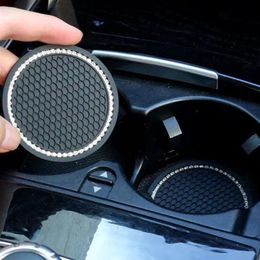 Shiny Diamond Car Cup Pads Non-slip Water Bottle Anti-slip Mat202b