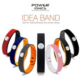 Bangle Power Ionics 3000ions Sports Waterproof Bracelet Wristband Improve Balance Sleeping Slimming 230726