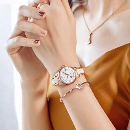 Women watches high quality luxury Fashion watch Waterproof quartz Stainless Steel watch
