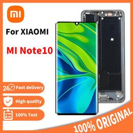 Dress New Original for Xiaomi Mi Note 10 Lcd Screen Display with Touch Digitizer Assembly Replacement Mi Note10 Lcd Parts M1910f4g