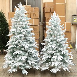Decorative Flowers 1.5m Artificial Plants Snow Scene Christmas Tree Large Year For Decoration Bedroom Plant