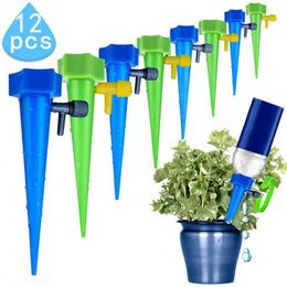 Sprinklers 48/36/12/6pcs Auto Drip Irrigation Watering System Dripper Spike Kits Garden Household Plant Flower Automatic Waterer Tools
